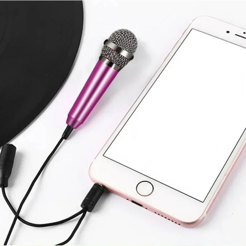 Laptop Accessories Productivity - Mini Portable 3.5mm Stereo Studio Mic