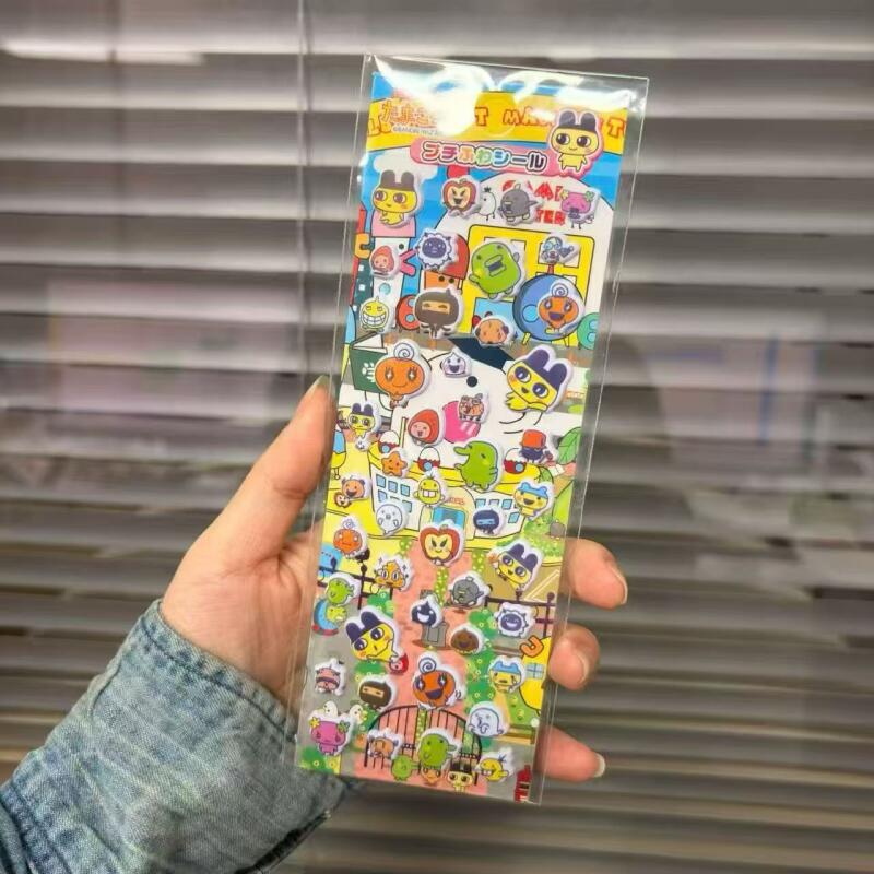 Laptop Accessories Toys - 6Pcs Tamagotchi Cartoon Bubble Stickers Creativity