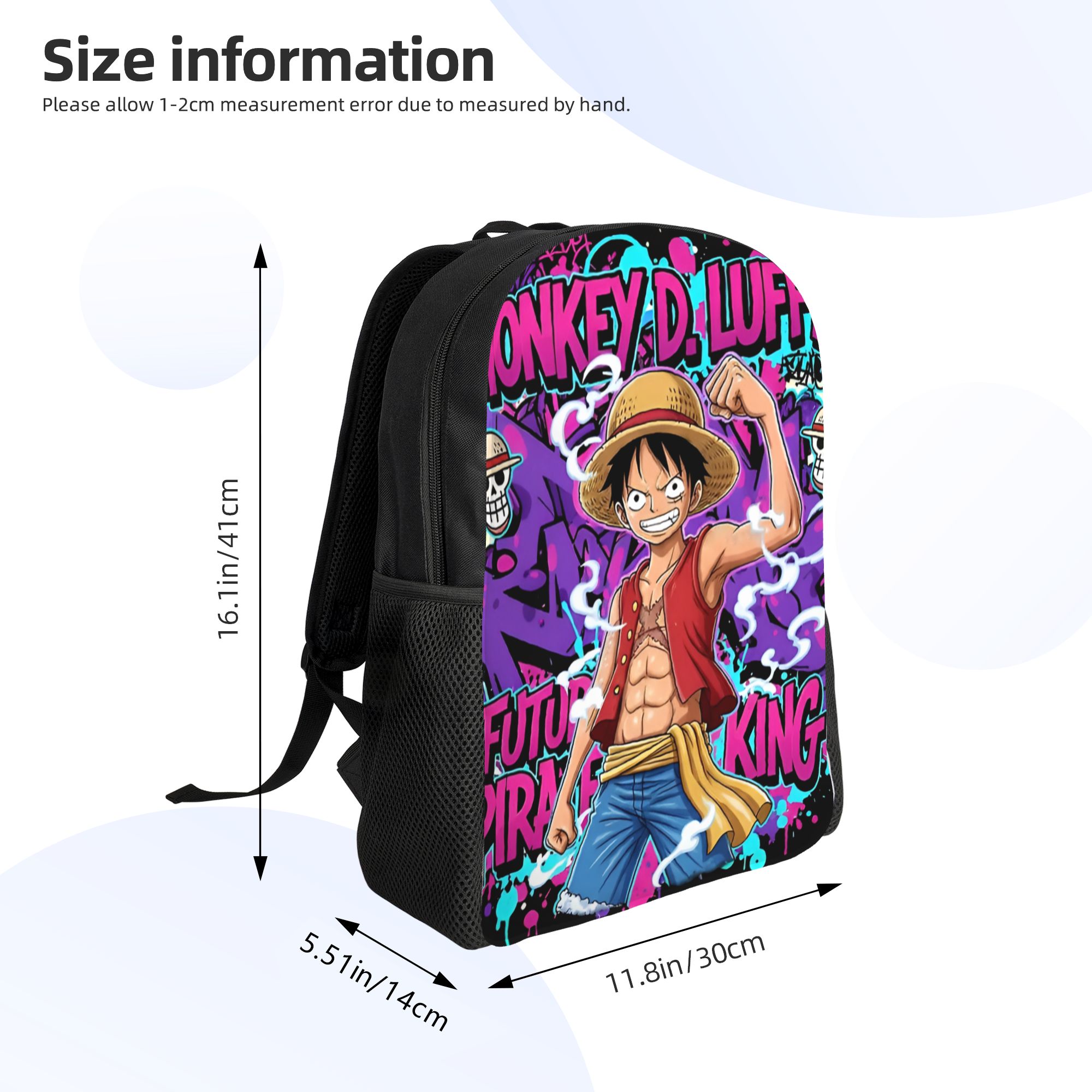 Custom One P-Pieces Luffys Tra - Laptop Accessories For College recension och pris
