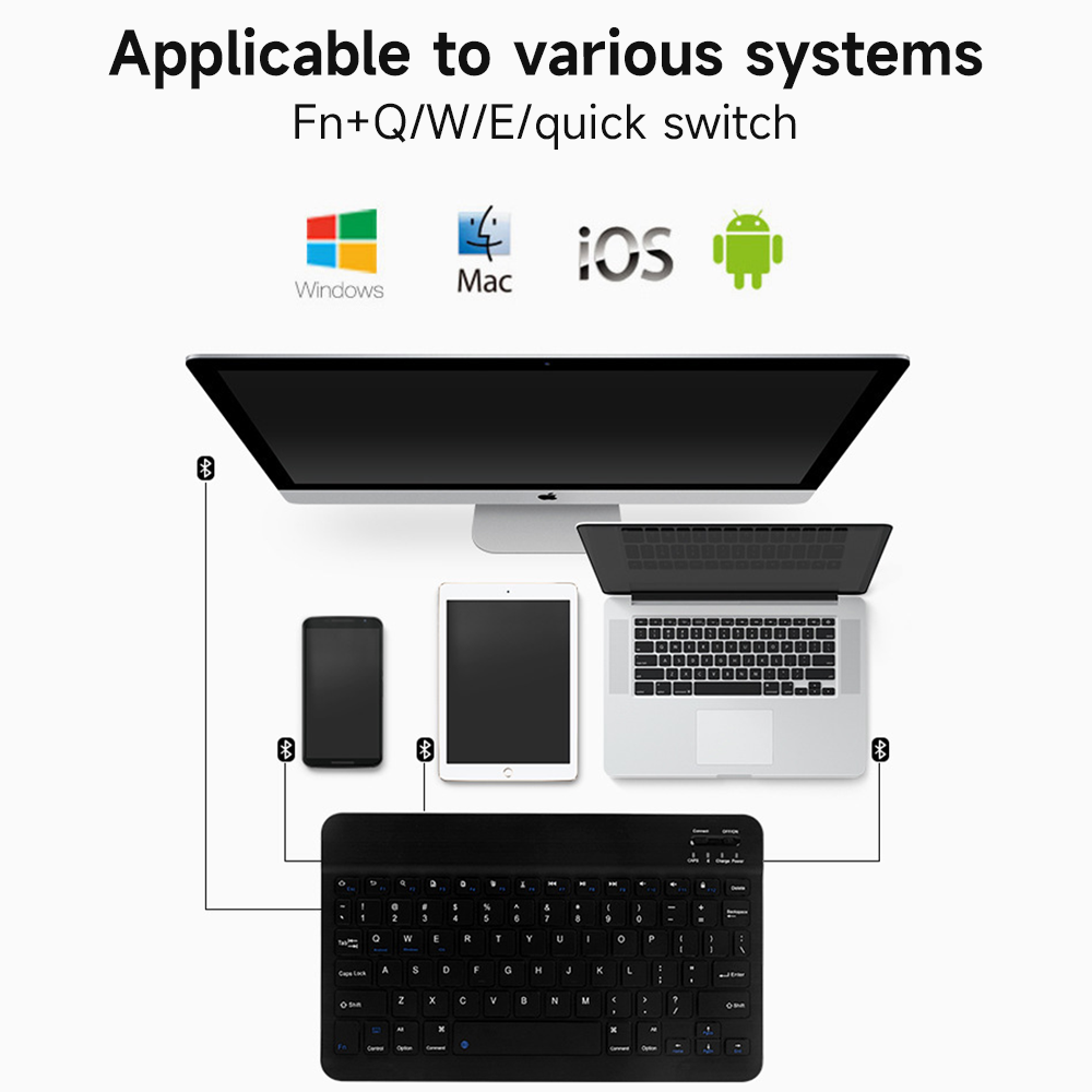 Bluetooth Keyboard for IOS And - Laptop Accessories Combo recension och pris