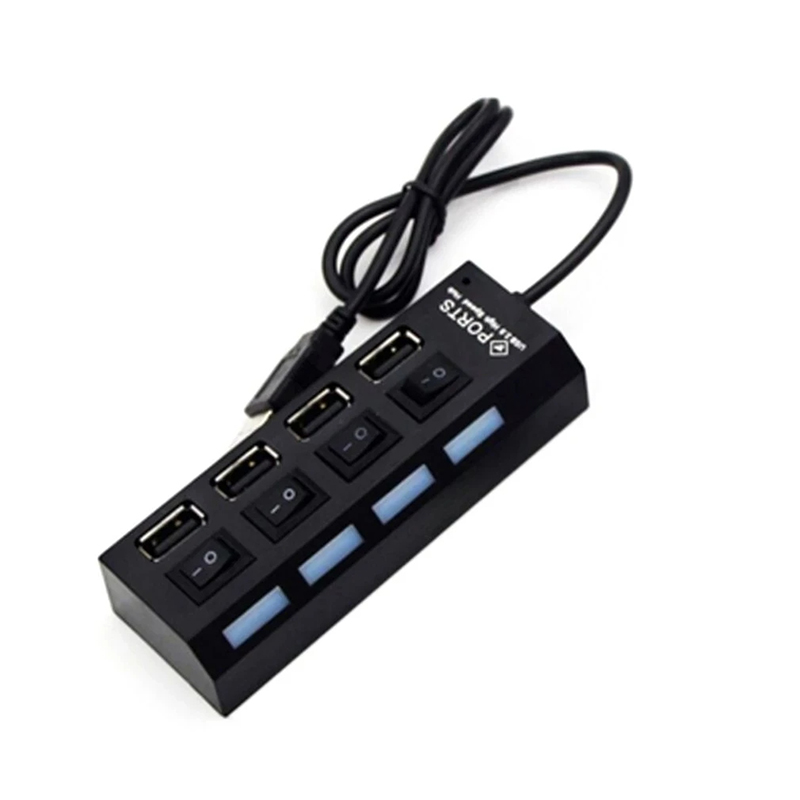 4-Ports USB 2.0 Hub Extension  - Laptop Accessories Computer recension och pris