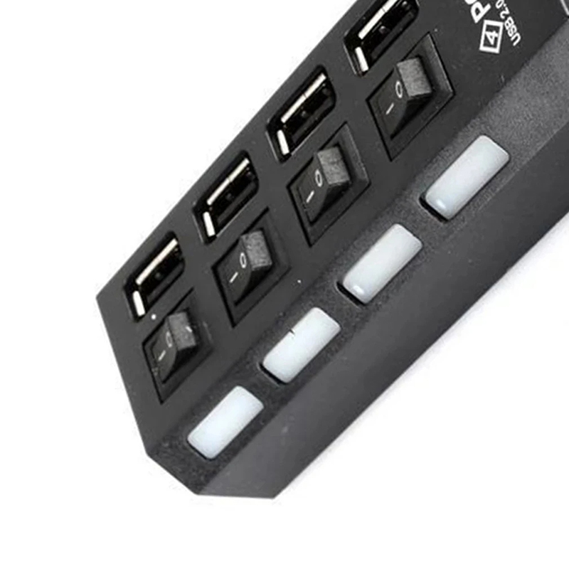 4-Ports USB 2.0 Hub Extension  - Laptop Accessories Computer recension och pris