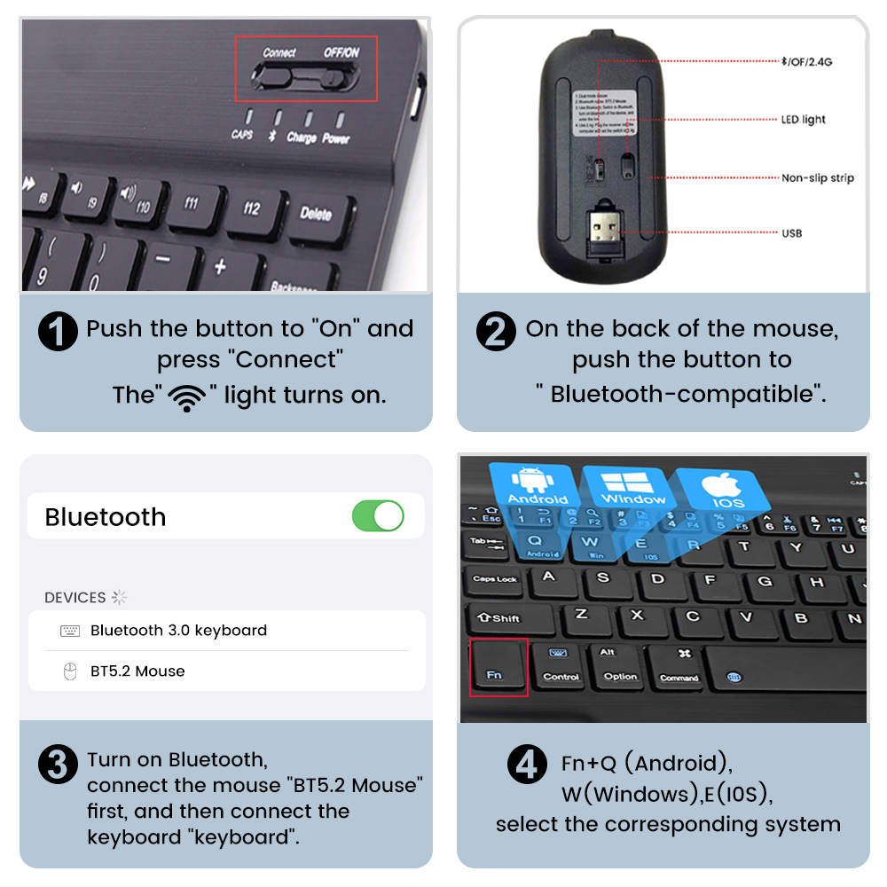 Wireless Keyboard Spanish Fren - Laptop Accessories Combo recension och pris