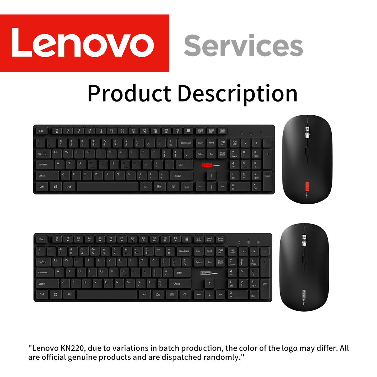 Lenovo KN220 Silent 2.4G Wirel - Laptop Accessories Combo recension och pris