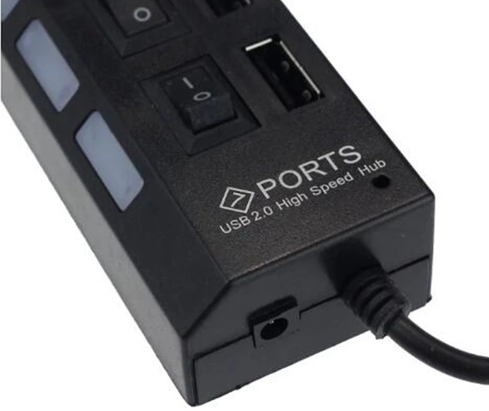 7 Port USB 2.0 Hub Splitter Fo - Laptop Accessories Computer recension och pris