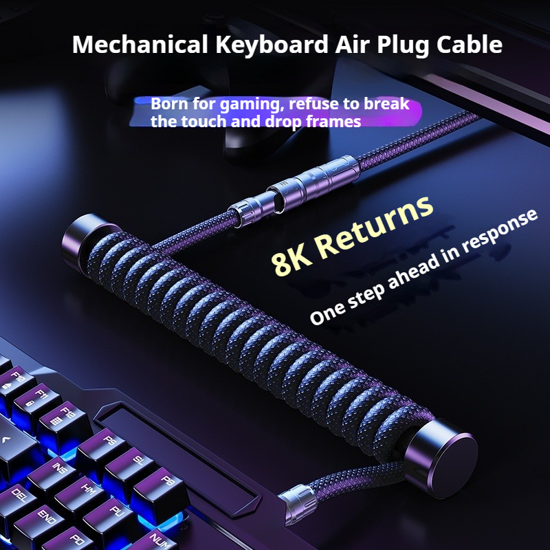 Eary 1.2m Coiled Keyboard Cabl - Laptop Accessories Gadgets recension och pris