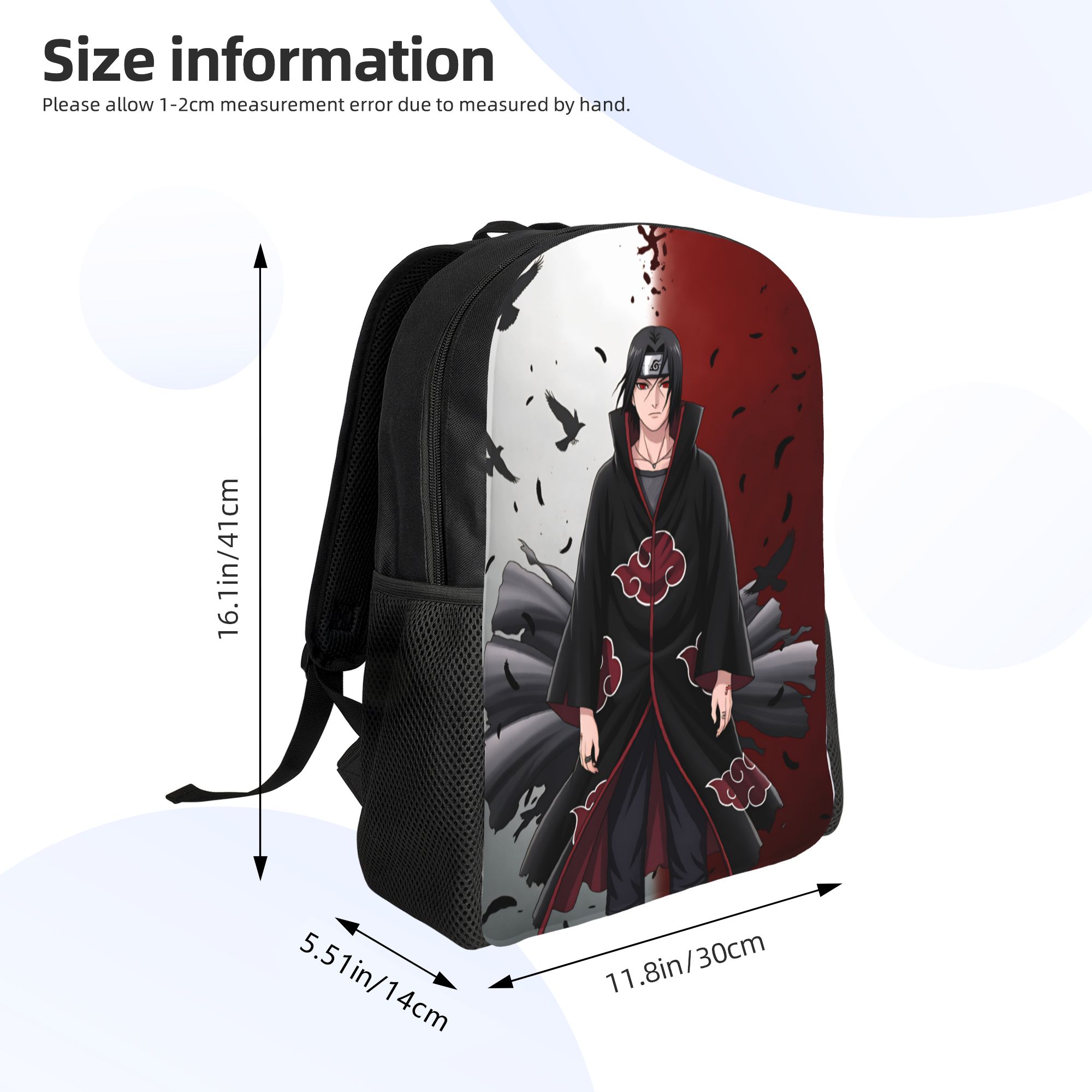 N-Narutoes Uchihas Sasukes Bac - Laptop Accessories For College recension och pris