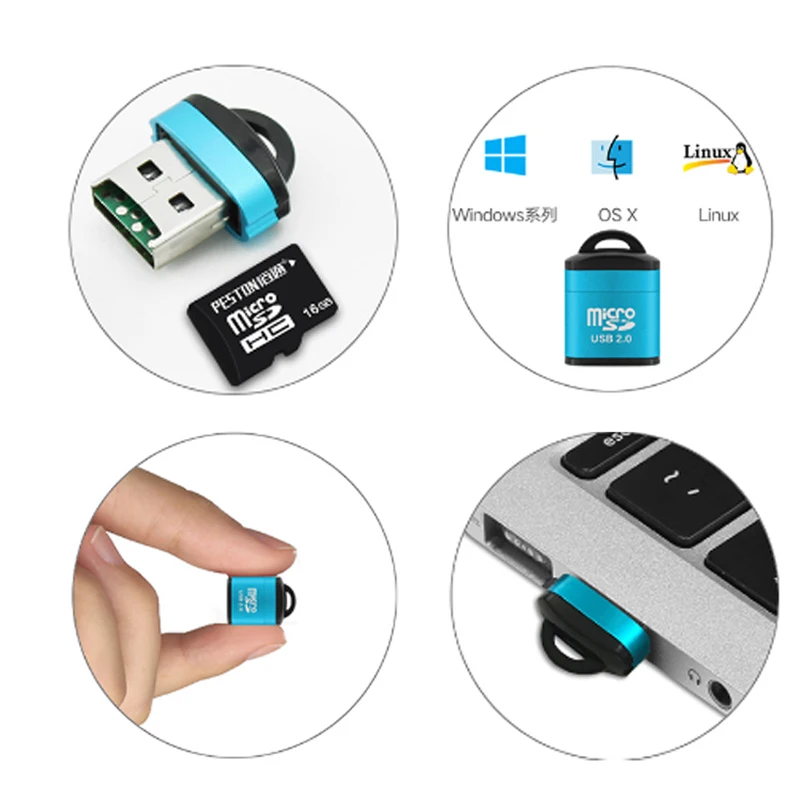 Mini USB Micro SD/TF Memory Ca - Laptop Accessories Gadgets recension och pris