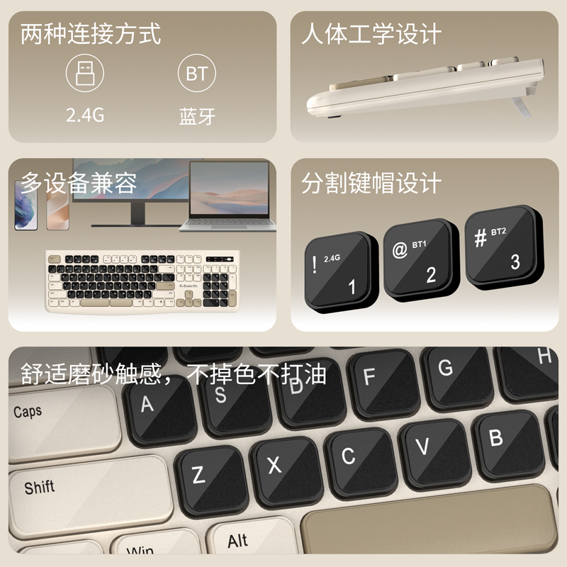 Ks Bluetooth Keyboard and Mous - Laptop Accessories Combo recension och pris