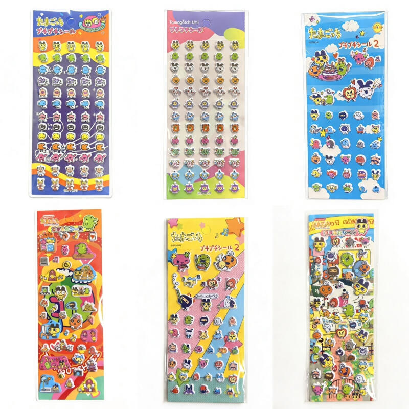 6Pcs Tamagotchi Cartoon Bubble - Laptop Accessories Toys recension och pris