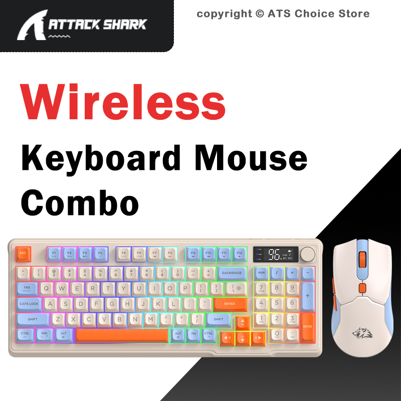 FREEWOLF T96 Wireless Keyboard - Laptop Accessories Combo recension och pris