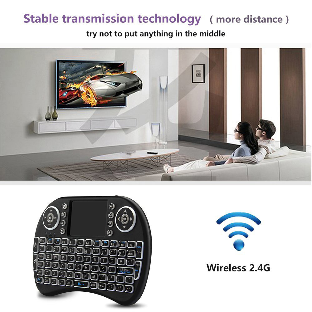 Backlit Mini Wireless Keyboard - Laptop Accessories Combo recension och pris