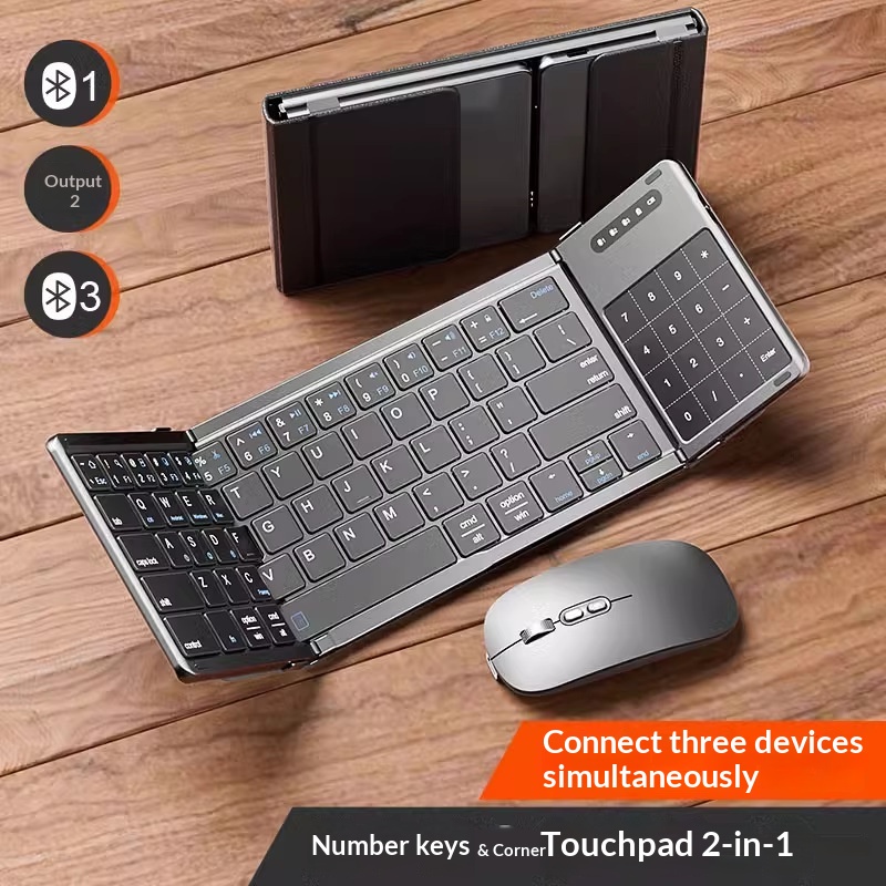 Mengzu Tri Fold Wireless Bluet - Laptop Accessories Computer recension och pris