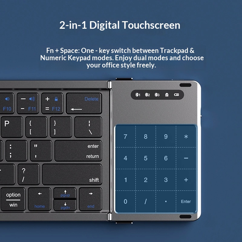 Mengzu Tri Fold Wireless Bluet - Laptop Accessories Computer recension och pris