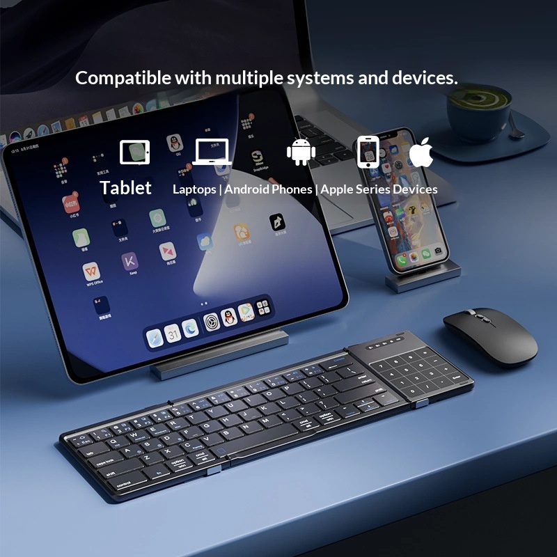 Mengzu Tri Fold Wireless Bluet - Laptop Accessories Computer recension och pris