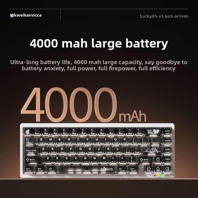 WEIKAV Lucky65 V3 Aluminum All - Laptop Accessories Productivity recension och pris