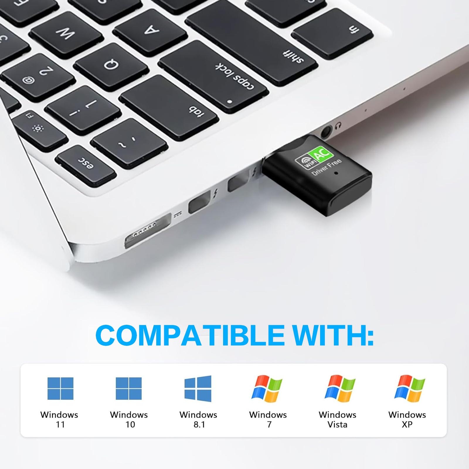 AC600 USB WiFi Adapter, Dual B - Laptop Accessories Computer recension och pris
